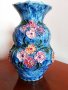 Авторска керамична винтидж ваза, снимка 1 - Антикварни и старинни предмети - 33190227