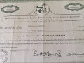 Сертификат за притежание на 26 акции (САЩ) | South Coast Life Insurance | 1963г., снимка 4
