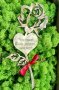 Подарък за Свети Валентин и Осми март - дървена роза с надпис по желание, снимка 3