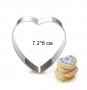 Голямо заоблено сърце метална форма резец за тесто сладки бисквитки , снимка 1 - Форми - 28381037