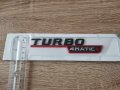 черни с червено надписи емблеми Mercedes Benz Turbo 4Matic Plus , снимка 3