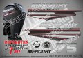 MERCURY 60 hp EFI 2013-2017 Меркюри извънбордов двигател стикери надписи лодка яхта outmerfs2-60, снимка 14