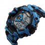 Мъжки електронен часовник, син камуфлаж, снимка 2