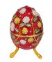 Фаберже стил, кутийки-яйца за бижута в луксозна подаръчна кутия., снимка 1 - Декорация за дома - 44104869