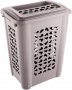Кош за пране Keeeper с прорез и шарнирен капак, 60л, снимка 1