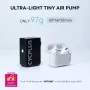 CYCPLUS Малка помпа за велосипеди Преносима Ultra-Mini 100PSI електрич помпа за вел Тип-C акум бат, снимка 8