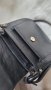 италианска черна чанта с естествена кожа и пони косъм