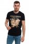 Нова мъжка черна тениска с трансферен печат България - Treasure Land (Земя на съкровищата), снимка 3