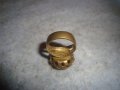 СТАРИНЕН МЕСИНГОВ РЪЧНО МАЙСТОРСКИ ИЗРАБОТЕН ПРЪСТЕН от ДИНАР РЯДЪК за КОЛЕКЦИЯ 26723, снимка 11