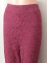 Zizzi 3XL Дантелен панталон бордо, снимка 6