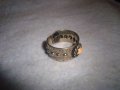 СТАР РЪЧНО ОРНАМЕНТИРАН РЕТРО ВИНТИДЖ АРТ ПРЪСТЕН ПОСРЕБРЕН РЕГУЛИРУЕМ МОДЕЛ 20639, снимка 7
