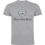 Нова мъжка тениска Мерцедес (Mercedes - Benz) в сив цвят