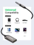Автомобилен Aux Bluetooth v5.3 приемник,USB аудио адаптер с 3.5 мм жак, снимка 2