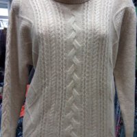 Луксозен дамски пуловер-100% плътен кашмир