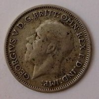 Великобритания 6 пенса 1936 с96, снимка 2 - Нумизматика и бонистика - 35179900