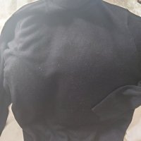  Beloved. Черно поло. Кашмир и Коприна. Размер Л, снимка 3 - Блузи с дълъг ръкав и пуловери - 38875249