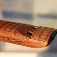 Двойна дървена свирка, снимка 11 - Антикварни и старинни предмети - 44115405