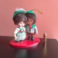 Колекционерска кукла народна носия ретро Италия Italy 13 см, снимка 2 - Колекции - 44121039