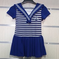 Нова детска класическа моряшка рокля, от 9 месеца до 6 години, снимка 15 - Детски рокли и поли - 29030352