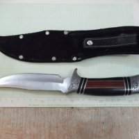 Нож "Columbia USA Saber" с кожена кания, снимка 3 - Ножове - 26338075