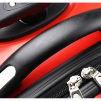детски куфар BMW джип Син/Червен цвят 4 колела телескопична дръжка, снимка 7 - Куфари - 37639828