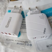 зарядно ново бързо за телефон, тип С , снимка 1 - USB кабели - 43440861