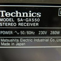 Technics SA-GX550, снимка 8 - Ресийвъри, усилватели, смесителни пултове - 43169241