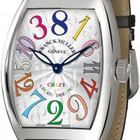 Мъжки луксозен часовник Franck Muller Crazy Hours клас ААА+ реплика, снимка 1 - Мъжки - 16678411