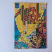 Антикварен ретро американски комикс на български Alien Fire 1991, снимка 1 - Списания и комикси - 33141205