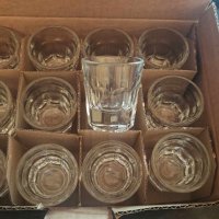Комплект от 12 броя стъклени чаши за шот, снимка 2 - Сервизи - 43490972