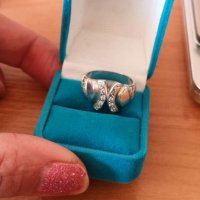 Сребърен пръстен с цирконий 925, снимка 4 - Пръстени - 34869744