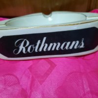 Порцеланов, масивен пепелник - "Rothmans". Внос от Германия., снимка 4 - Декорация за дома - 34870107