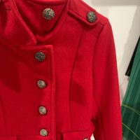 Червено палто, снимка 12 - Палта, манта - 43500914