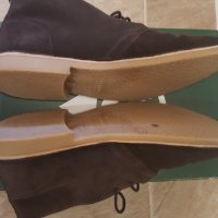 Кафяви обувки от естествен велур марка JACK & JONES, снимка 2 - Ежедневни обувки - 37563989