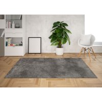 НОВ Килим Kring Soft, 2000 гр/м2, 100% полиестер, 120x180 см, Сив, 12м гаранция,, снимка 1 - Килими - 43101912