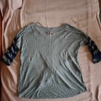 Desigual пуловер и блуза в сиво, снимка 2 - Блузи с дълъг ръкав и пуловери - 42960683