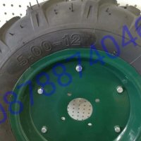 К-т Външна и вътрешна гуми с джанта 5×12 за мотофреза/ моноблог, снимка 3 - Гуми и джанти - 28048625