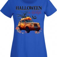 Дамска тениска Halloween is Lifestyle,Halloween,Хелоуин,Празник,Забавление,Изненада,Обичаи,, снимка 3 - Тениски - 38146751