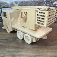 Дървен макет на камион - Вишка, Автовишка - Craft Camp, снимка 2 - Коли, камиони, мотори, писти - 43281989