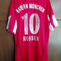Bayern Munich Arjen Robben Adidas оригинална футболна тениска фланелка Байерн Мюнхен Робен, снимка 2 - Тениски - 38464776