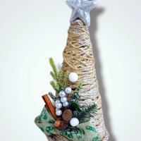 Декоративна Коледна елха " Коледна декорация , снимка 2 - Декорация за дома - 38791524