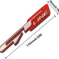 GT Line емблема - Red, снимка 2 - Аксесоари и консумативи - 42960008