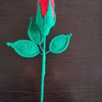 Плетени рози, букет от розички, снимка 7 - Изкуствени цветя - 27172685