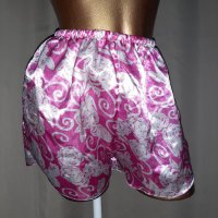 М Сатенени розови шорти , снимка 4 - Къси панталони и бермуди - 38401866
