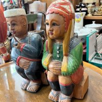 Уникални азиатски дървени фигури / скулптура. №3909, снимка 2 - Колекции - 40579113