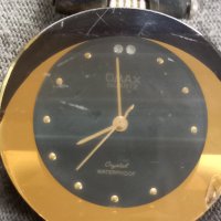 OMAX Japan crystal дамски часовник 18 карата злато , снимка 3 - Други ценни предмети - 39955099