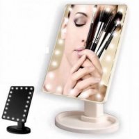 Огледало за грим с LED светлини, правоъгълна форма, снимка 4 - Други - 32514035