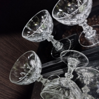 4 броя кристални чаши за ликьор/аператив с вместимост 100 мл, снимка 2 - Чаши - 44852648