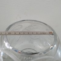 стара кристална ваза,бонбониера, снимка 5 - Антикварни и старинни предмети - 37273753