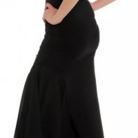 Quontum нова Дълга черна рокля с тюл бюстие , снимка 4 - Рокли - 32559182